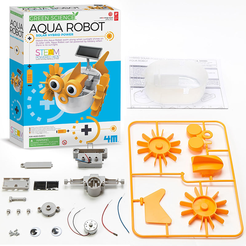 Green Science Experiment Set – Hybrid Solar Power – Aqua Robot
