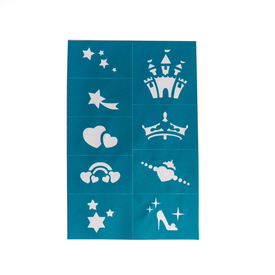 Oh Flossy Face Painting and Makeup Stencils for Kids