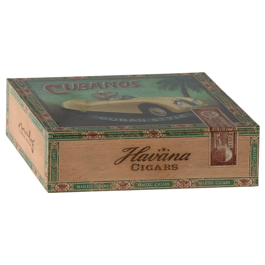 Maileg Grandma and Grandpa Mouse in Cigar Box