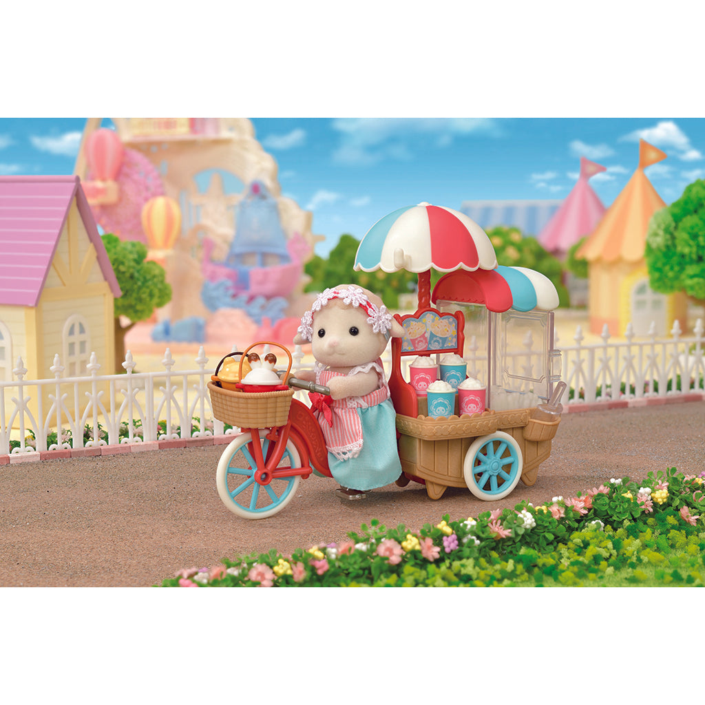 Sylvanian Families, Popcorn Cart with Figure