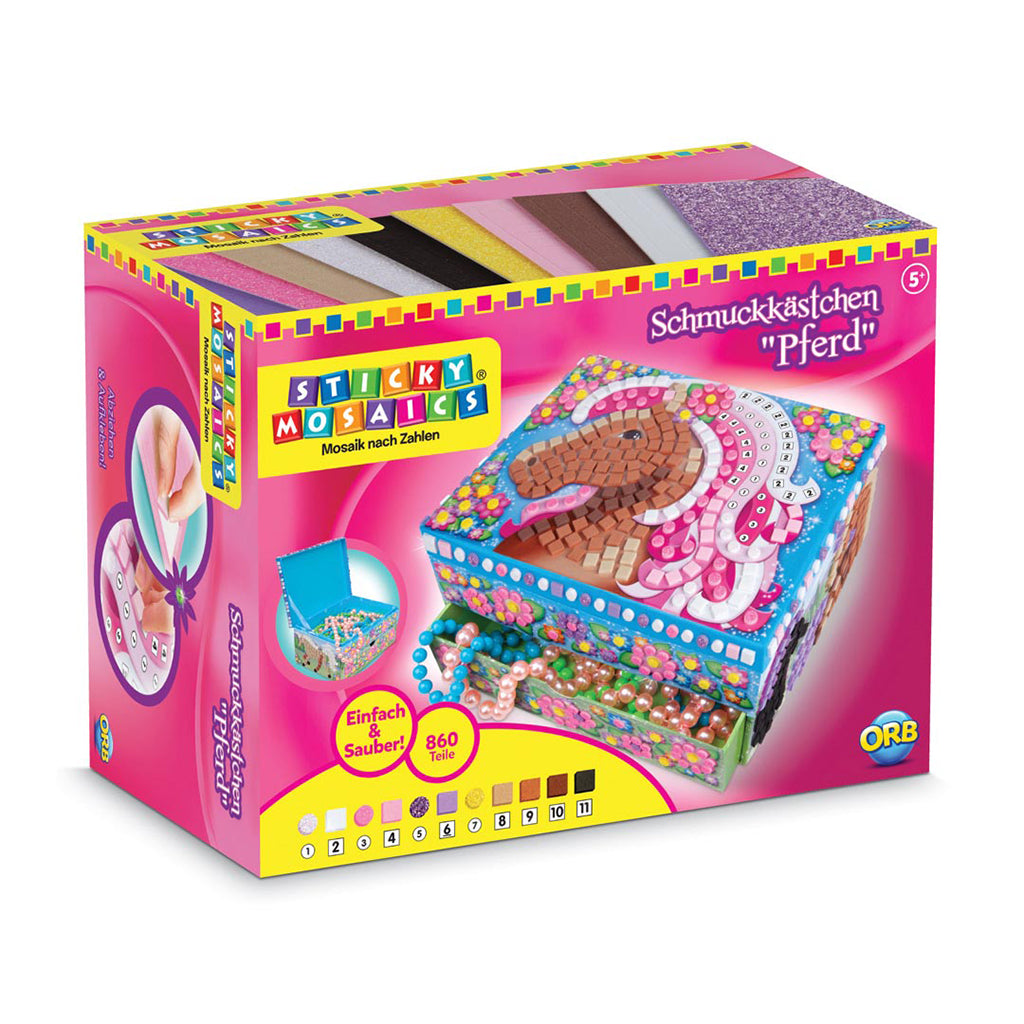 Sticky Mosaics Jewelry Box – Horse