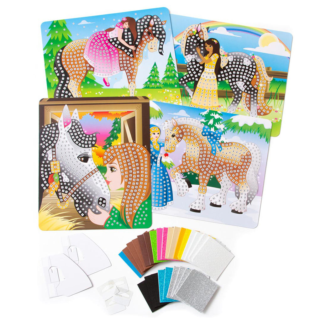 Sticky Mosaics Horses