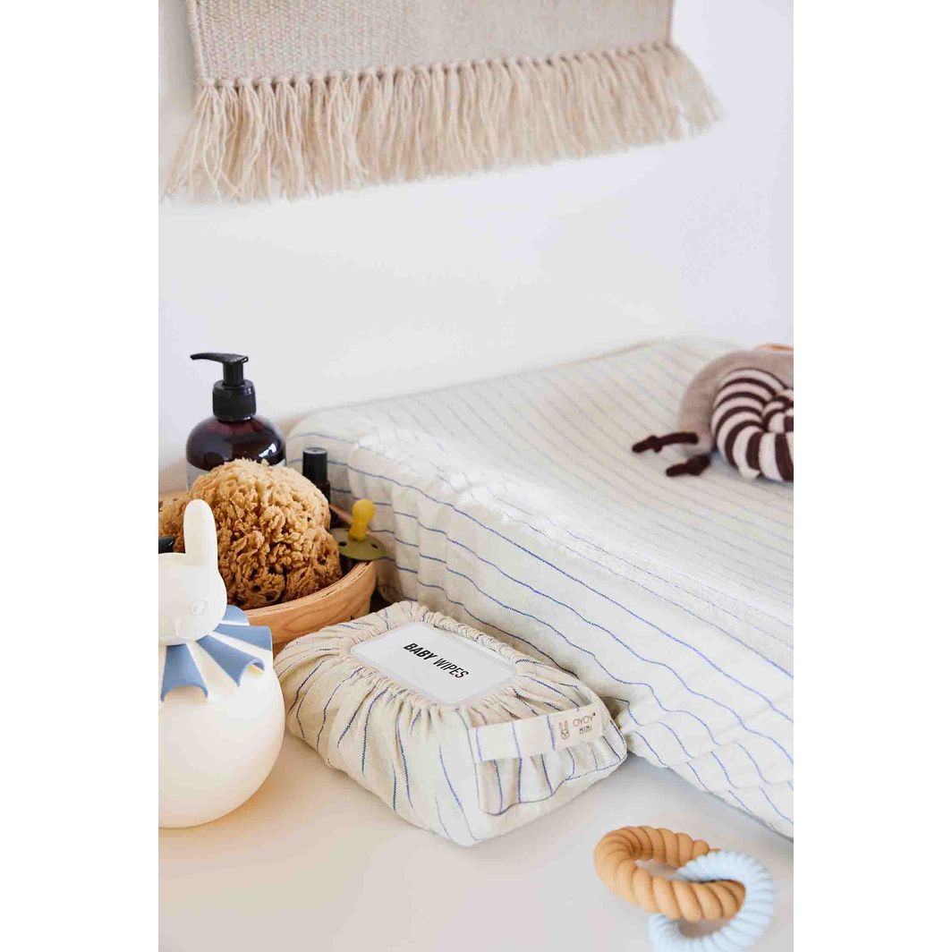 OYOY Mellow Teether, Pale Mint/ Light Rubber