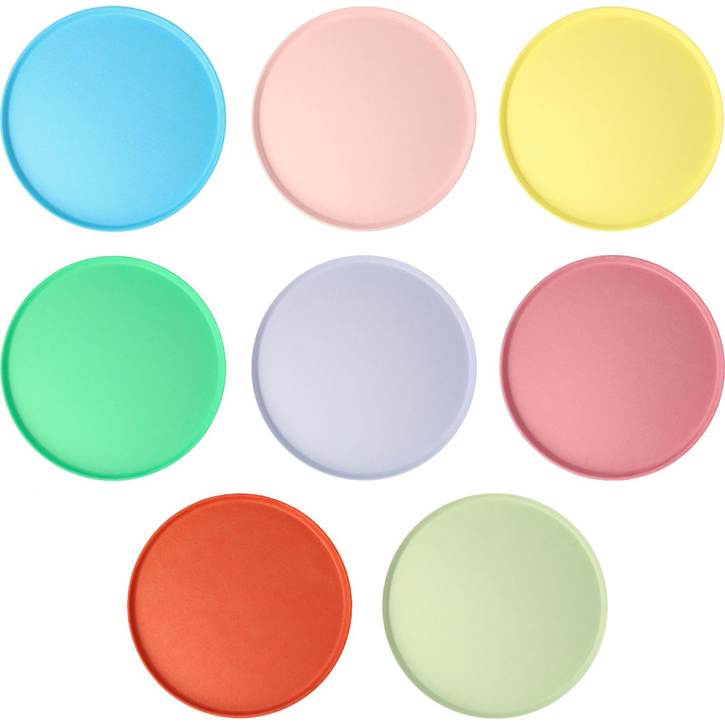 Meri Meri Paper Plates, Size S, Pastel Colors - Set of 8