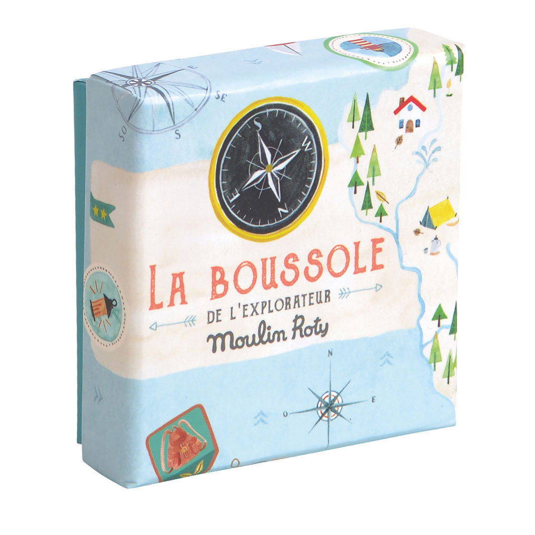 Moulin Roty kompas - viser emballagen