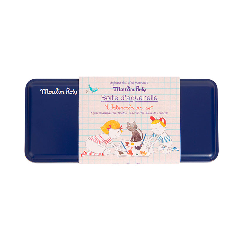 Moulin Roty Watercolour Paint Set, 24 Colours