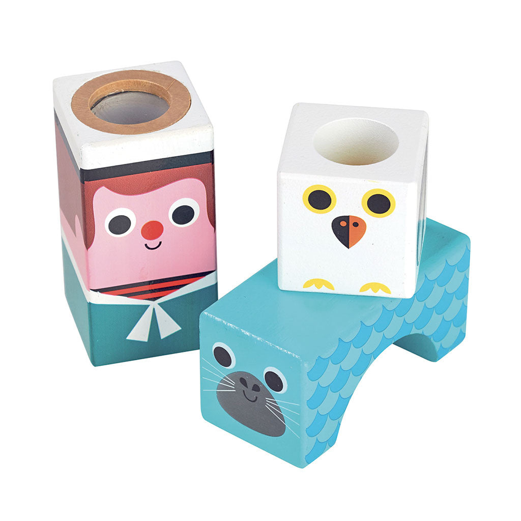 Vilac klodser i træ m. lyd - havet eksempler