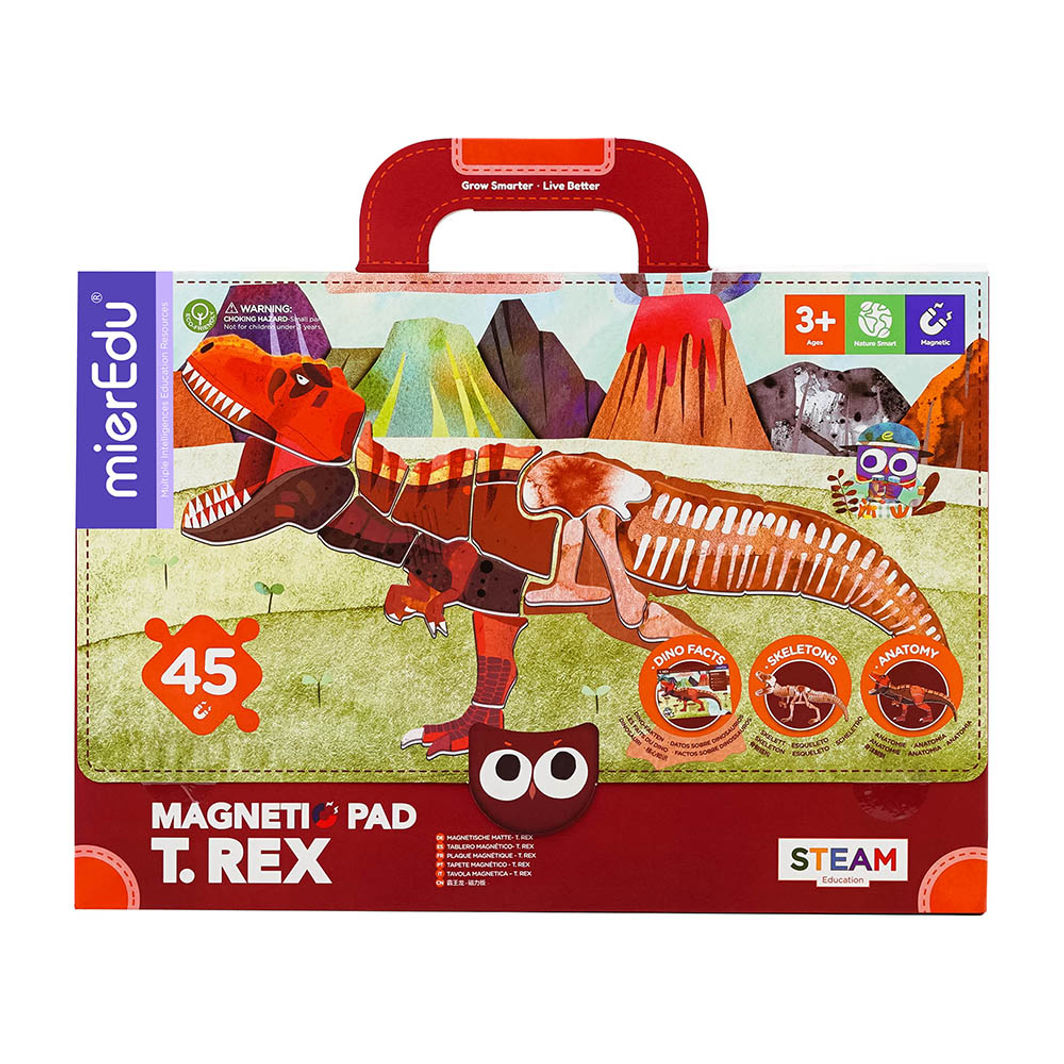 mierEdu, Magnetic Playboard/Puzzle - T Rex