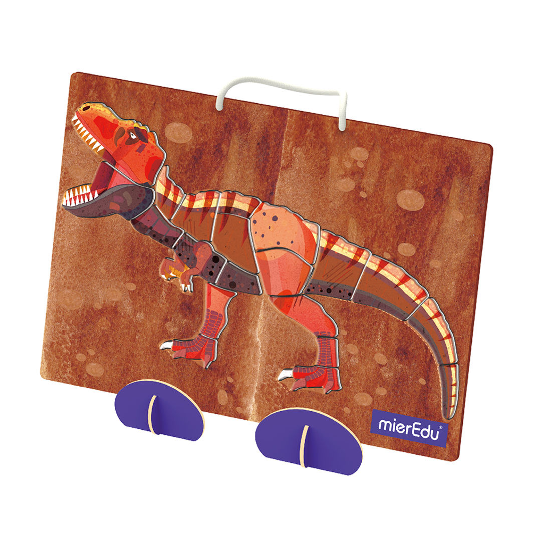 mierEdu, Magnetic Playboard/Puzzle - T Rex