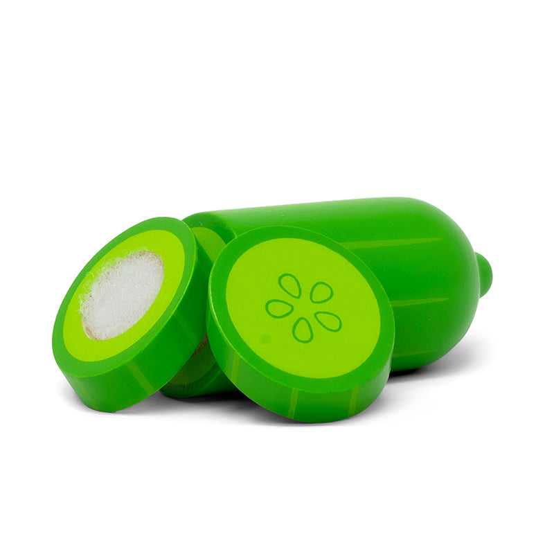 Mamamemo Wooden Play Food, Cucumber