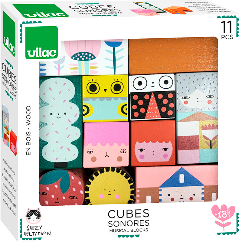Vilac Wooden Blocks with Sound