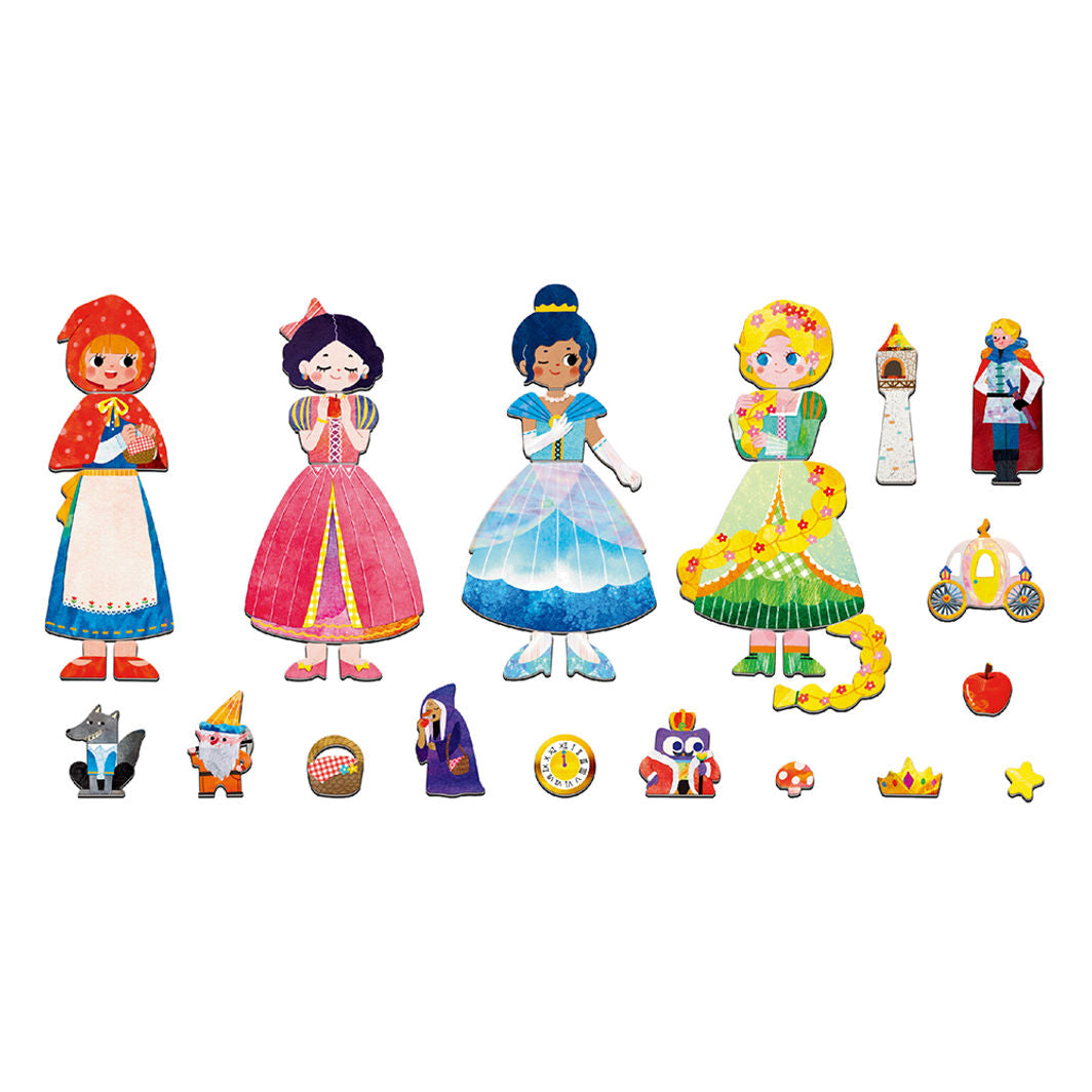 mierEdu, Magnetic Travel Set, Dress-Up Figures - Adventure