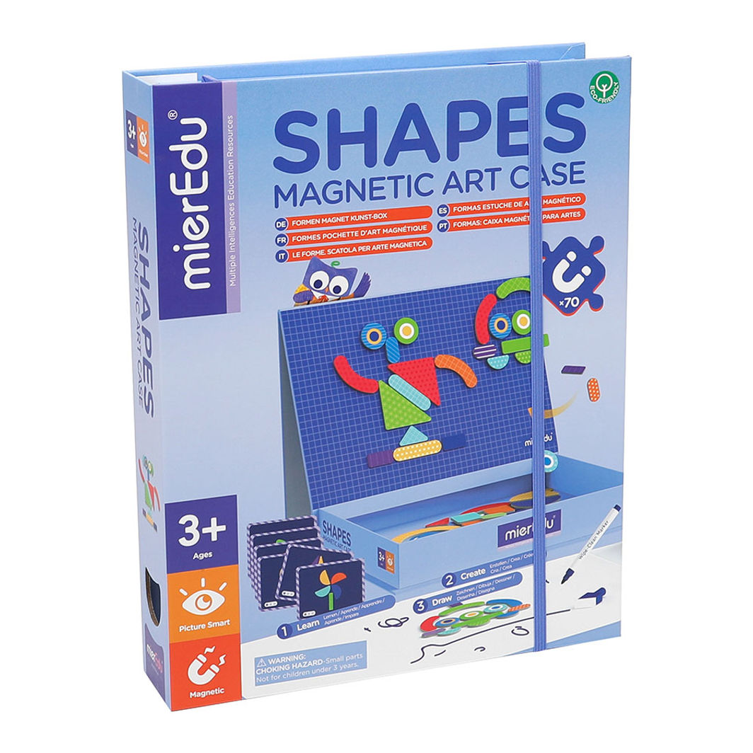 mierEdu Magnetic Playset - Shape and Figure