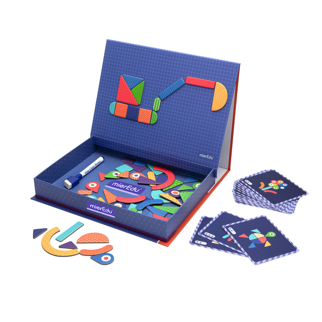mierEdu Magnetic Playset - Shape and Figure