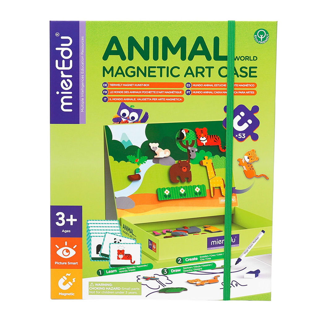 mierEdu Magnetic Playset - Animal World