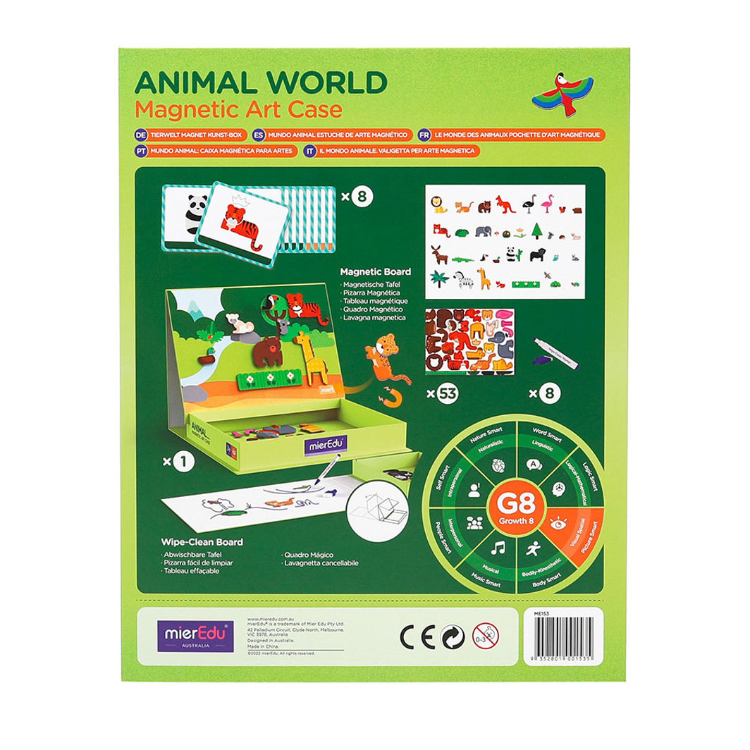 mierEdu Magnetic Playset - Animal World