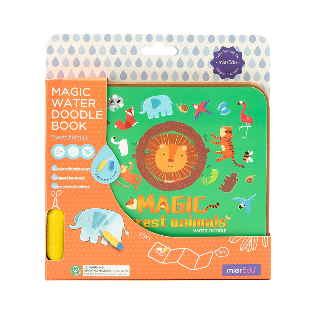 mierEdu, Water Painting Book – Wild Animals