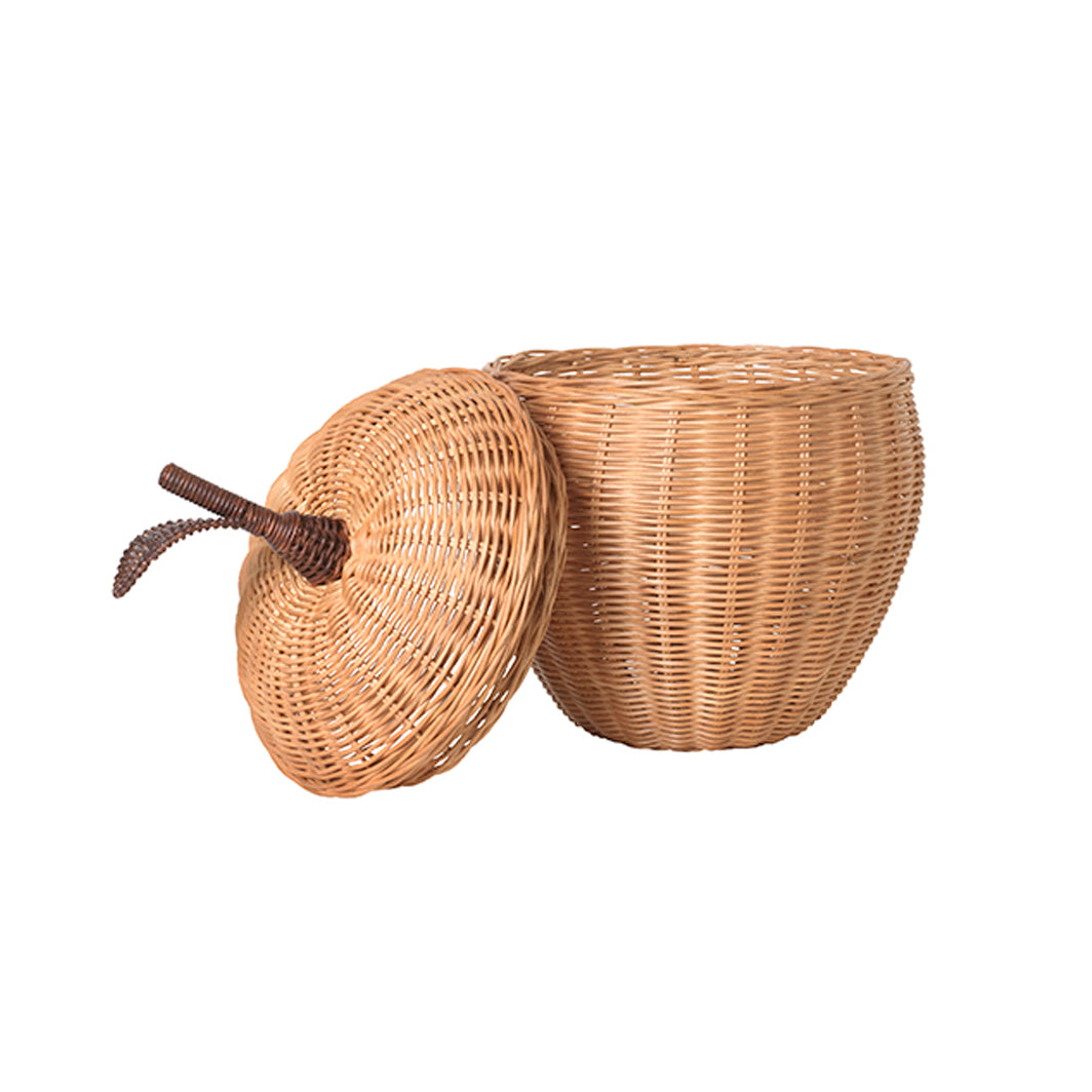 ferm Living Apple Storage, Woven Rattan Basket - Small