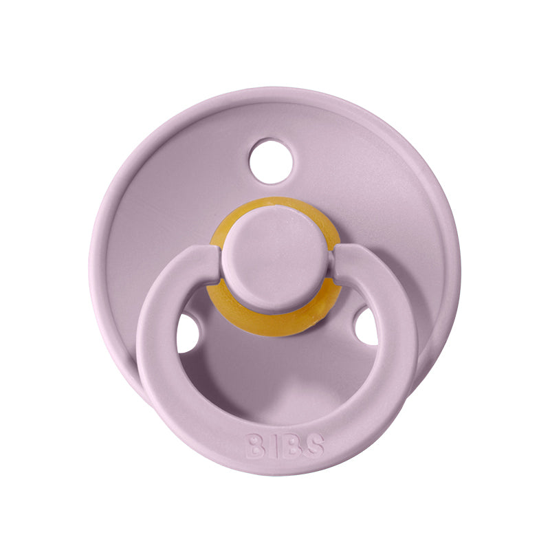 Bibs Natural Rubber Pacifier, Size 2 - Dusky Lilac