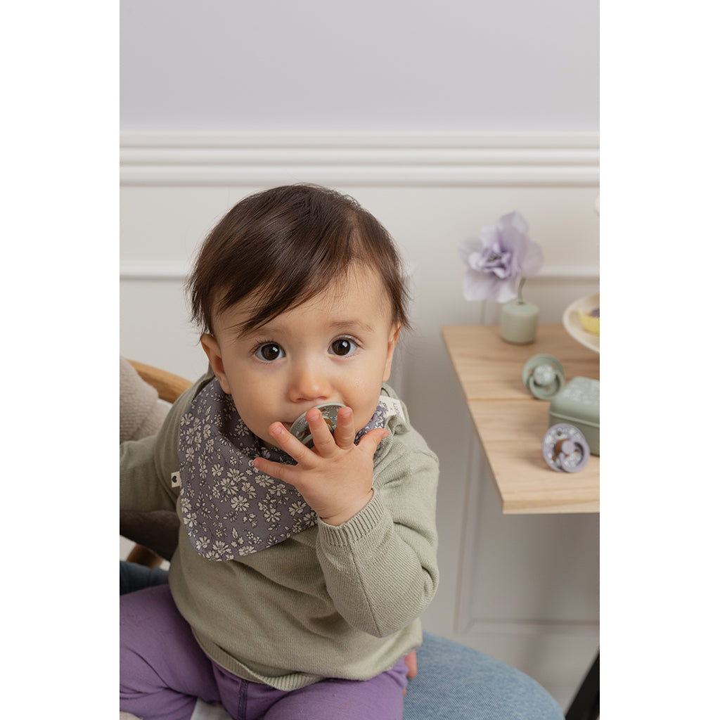 Bibs Liberty De Lux, 2-Pack, Silicone Pacifier, One-Size - Capel - Sage Mix