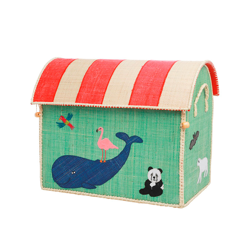 Rice Storage Basket, Animal Design