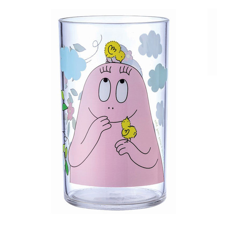 Barbapapa Transparent Drinking Glass, Natural