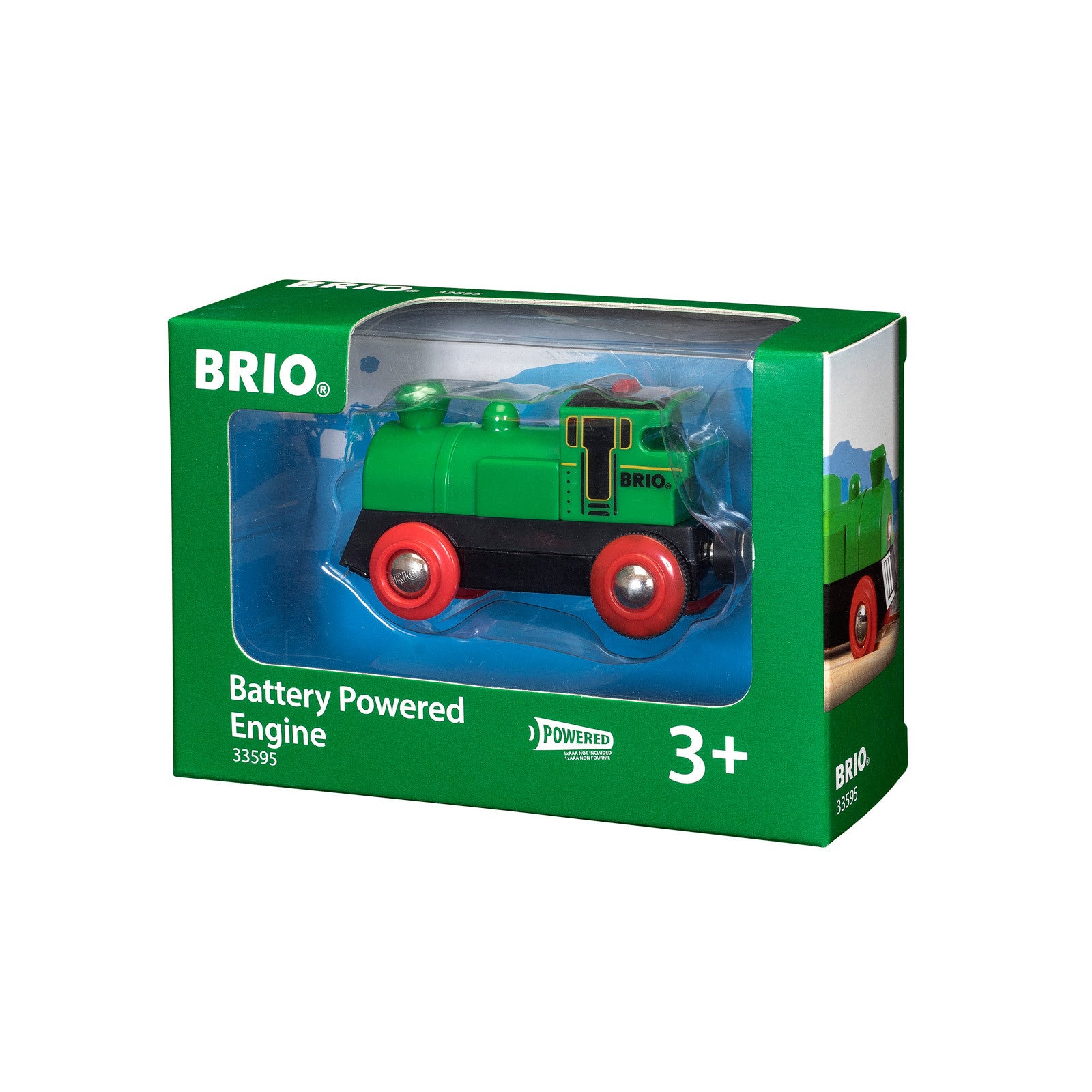 Brio Green Battery Operated Locomotive