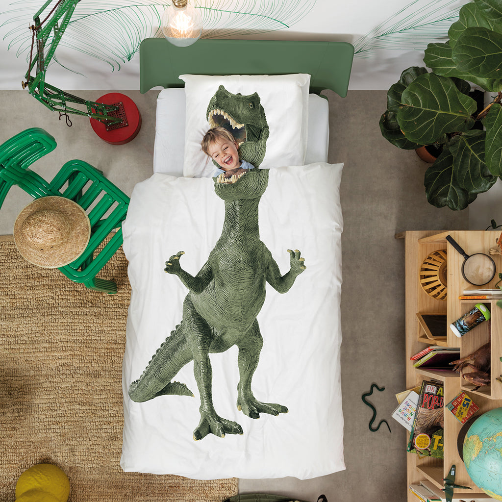 Snurk Organic Bedding for Adults – Dinosaur
