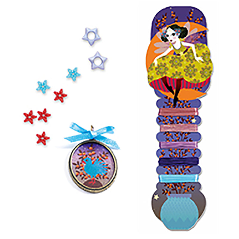 Djeco Bead Set for Jewelry, Stars and Pearls