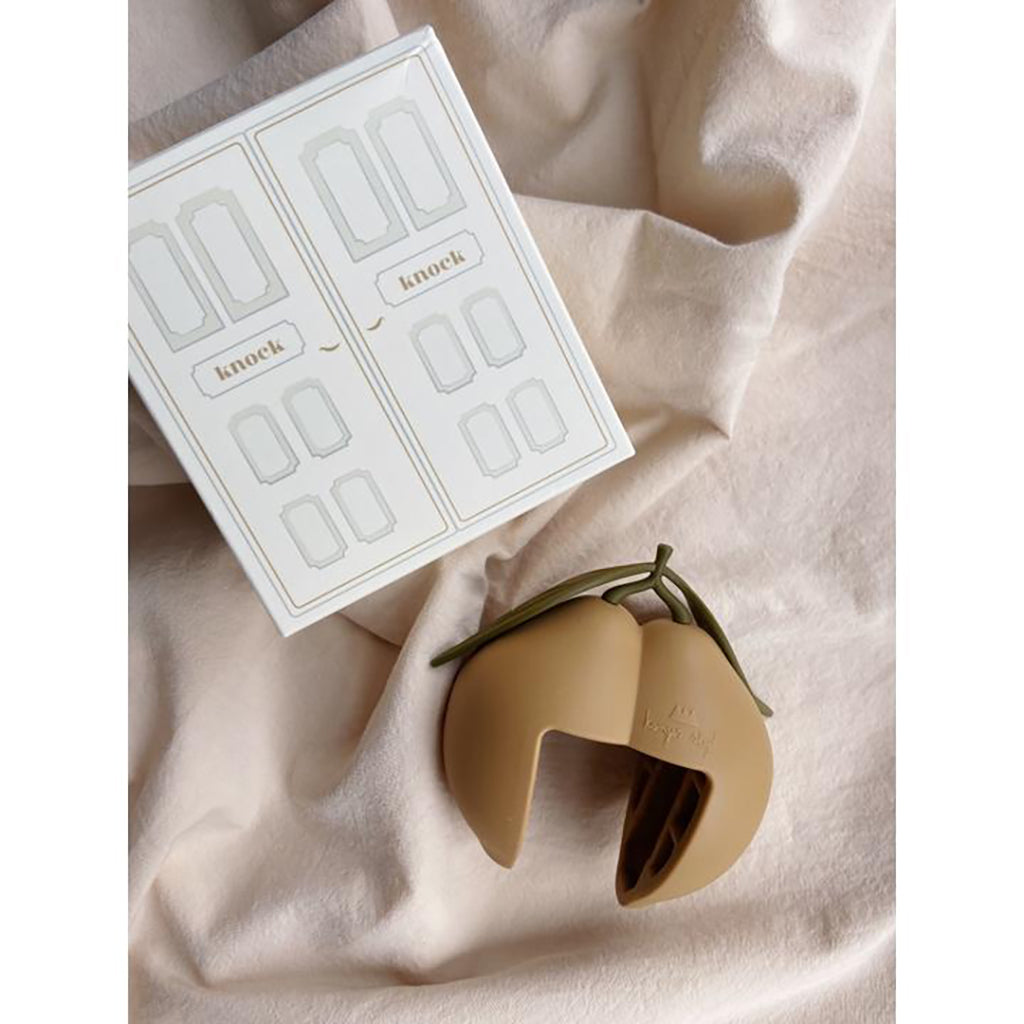 Konges Sløjd Silicone Doorstop, Lemon - Multi