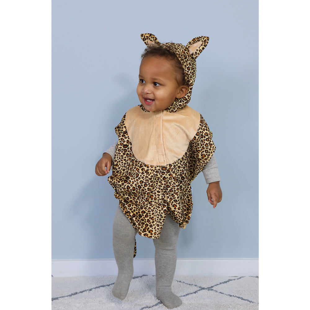 The Good Fairy Animal Costume, Leopard Cape - Size 1-4 Years