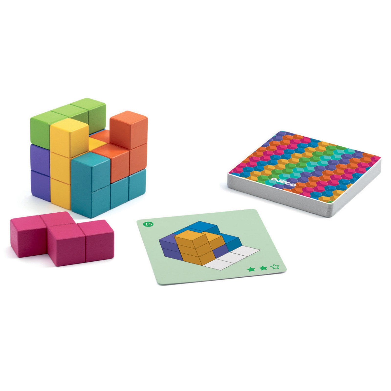 Djeco Cubissimo, 3D Puzzle Game for One Player