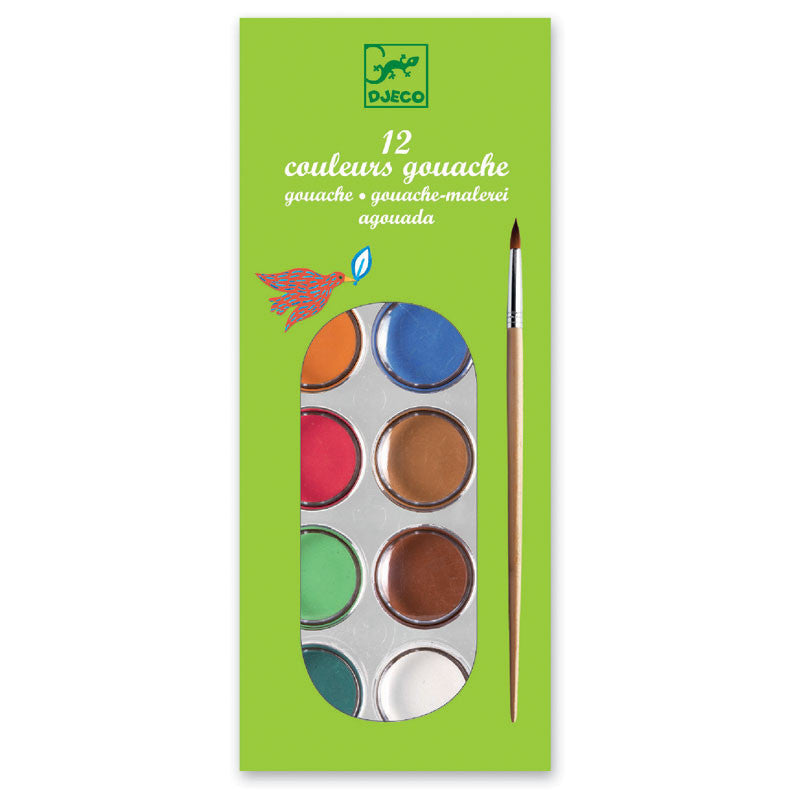 Djeco farvelade med 12 farver