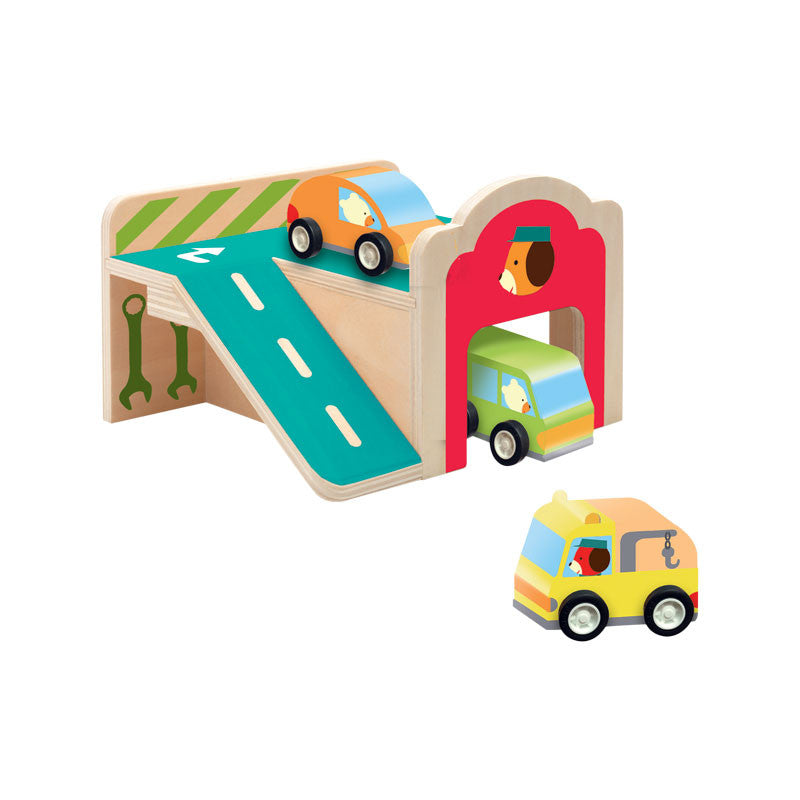 Djeco træleg, Den lille garage