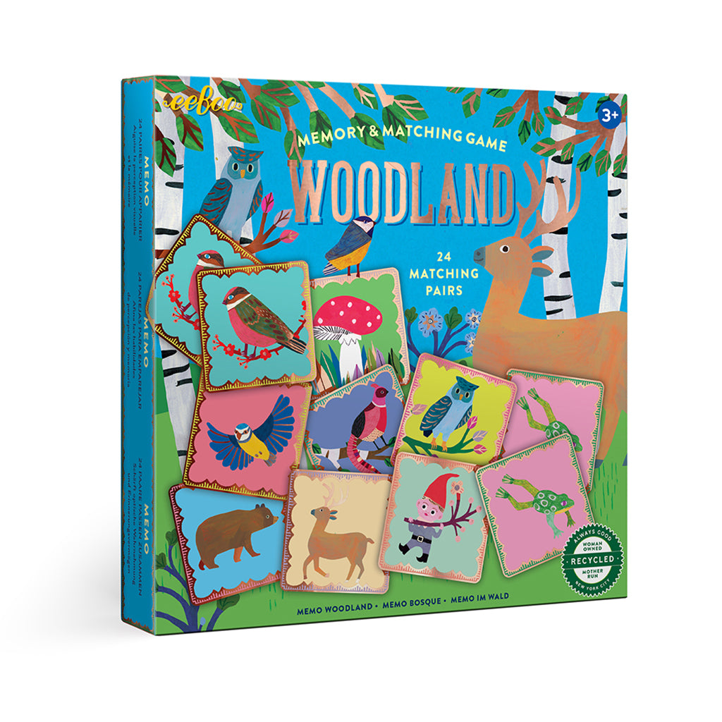 Eeboo Memory Game – Woodland