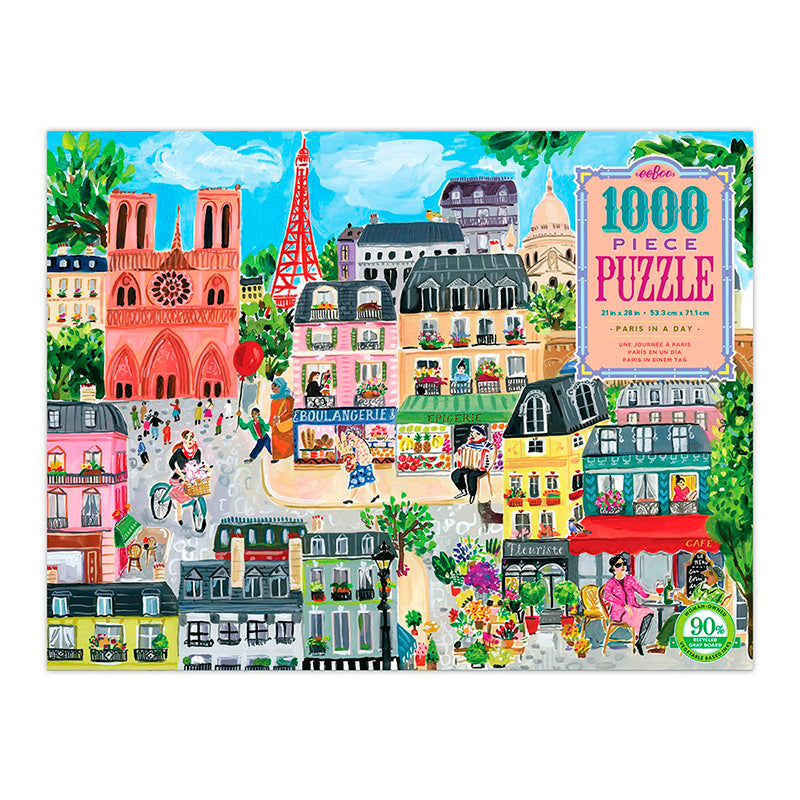 Eeboo puslespil, Paris - 1000 brikker