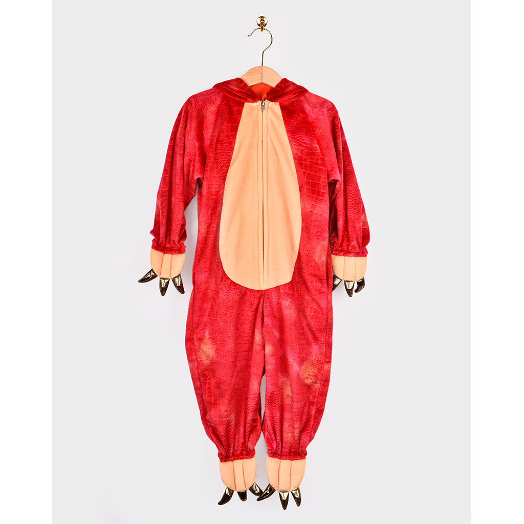 The Good Fairy Animal Costume, Dinosaur Triceratops Jumpsuit - Ages 3-5
