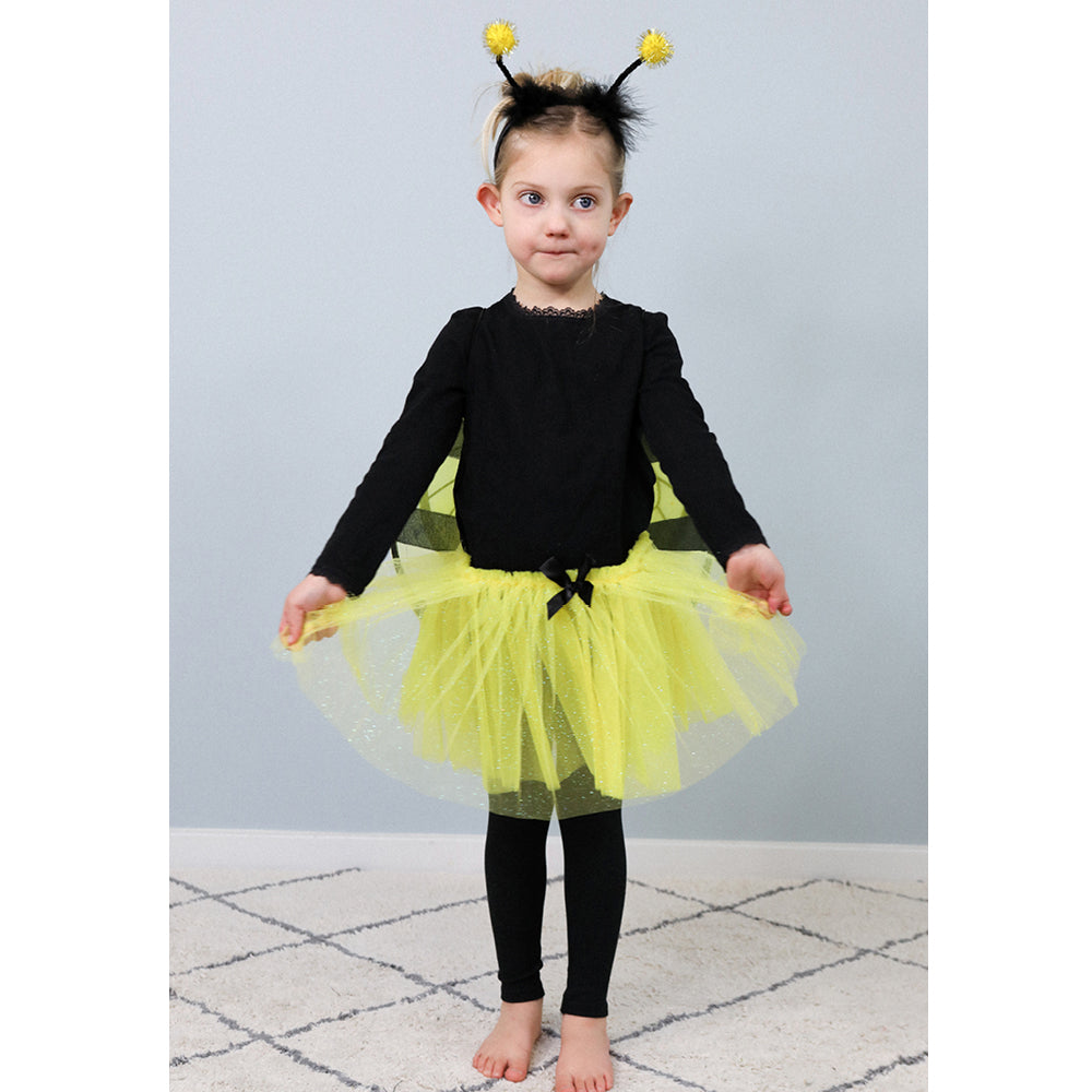 Great Pretenders Costume Outfit, Glitter Bumblebee Set - Size 4-6 Years