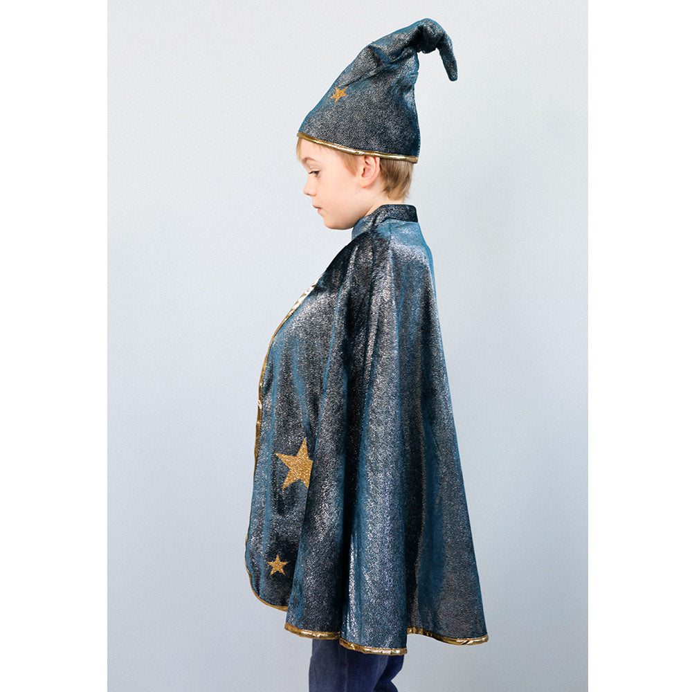 Great Pretenders Dress-Up Costume, Starry Night Cape and Hat - Size 5-8 Years