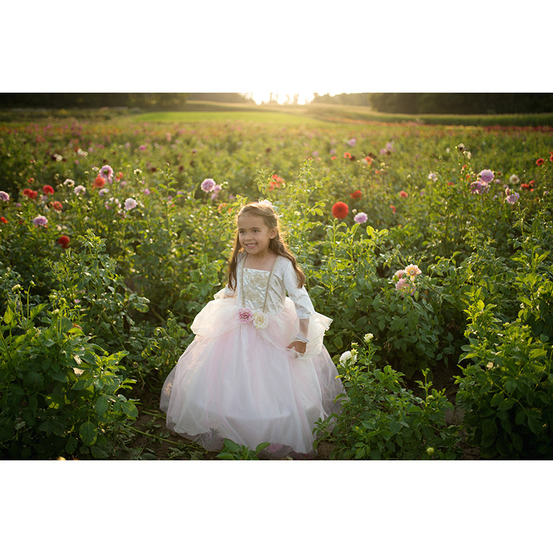 Great Pretenders Dress-Up Costume, Princess Gown in Golden Rose - Size 3-8 Years