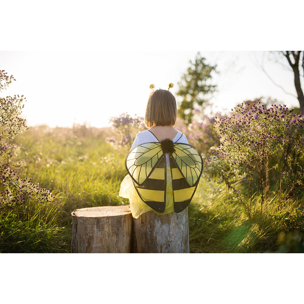 Great Pretenders Costume Outfit, Glitter Bumblebee Set - Size 4-6 Years