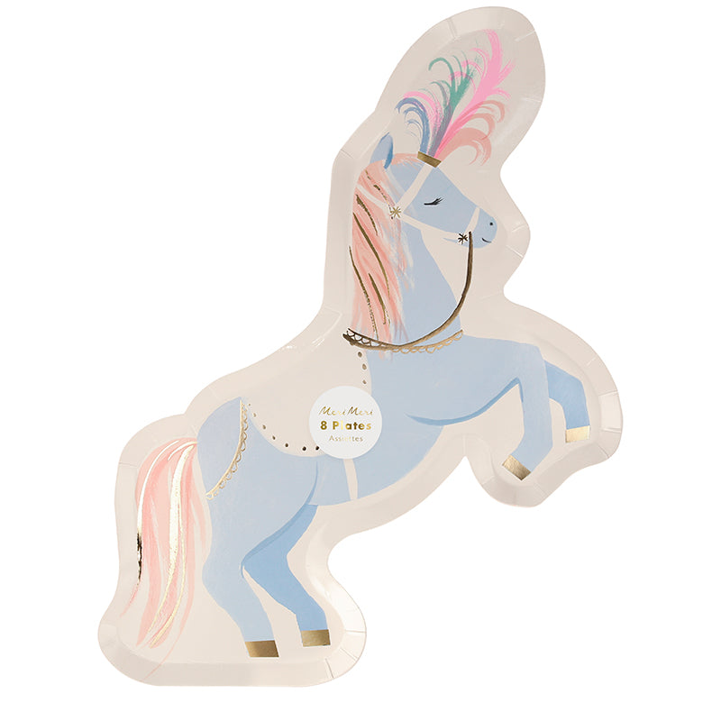 Meri Meri Paper Plates, Circus Stallion - Set of 8