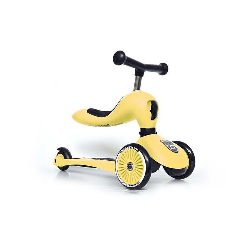 Scoot and Ride Highway Kick 1 Scooter - Lemon