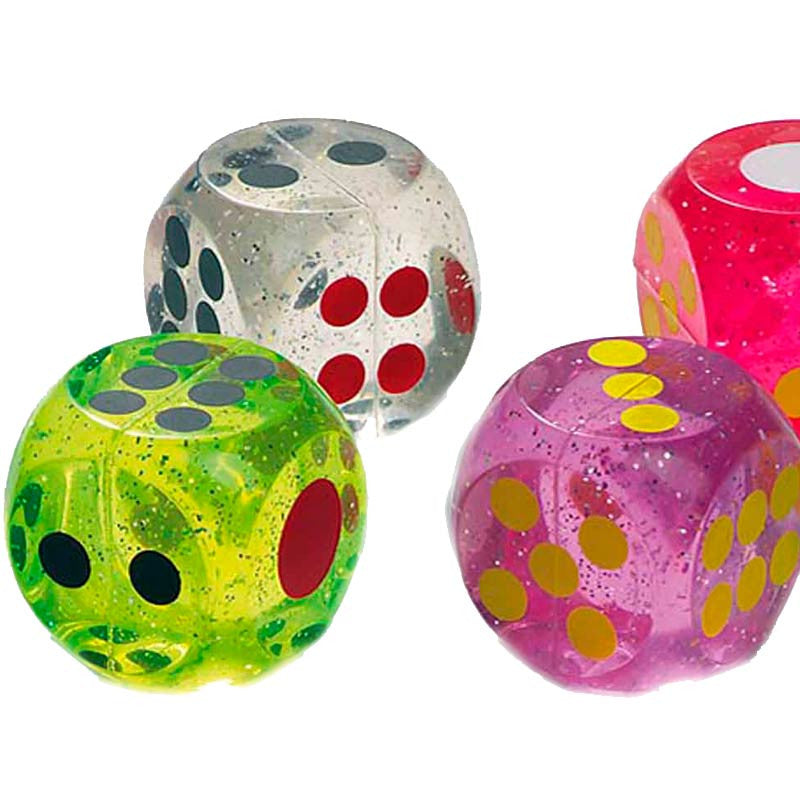 Hoppebold som terning