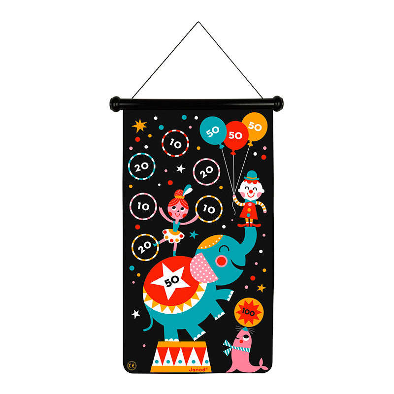 Janod Magnetic Dart Game, Circus