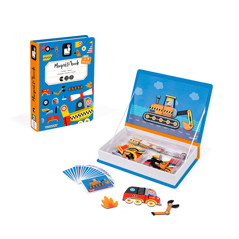 Janod Magnetic Book, Vehicles
