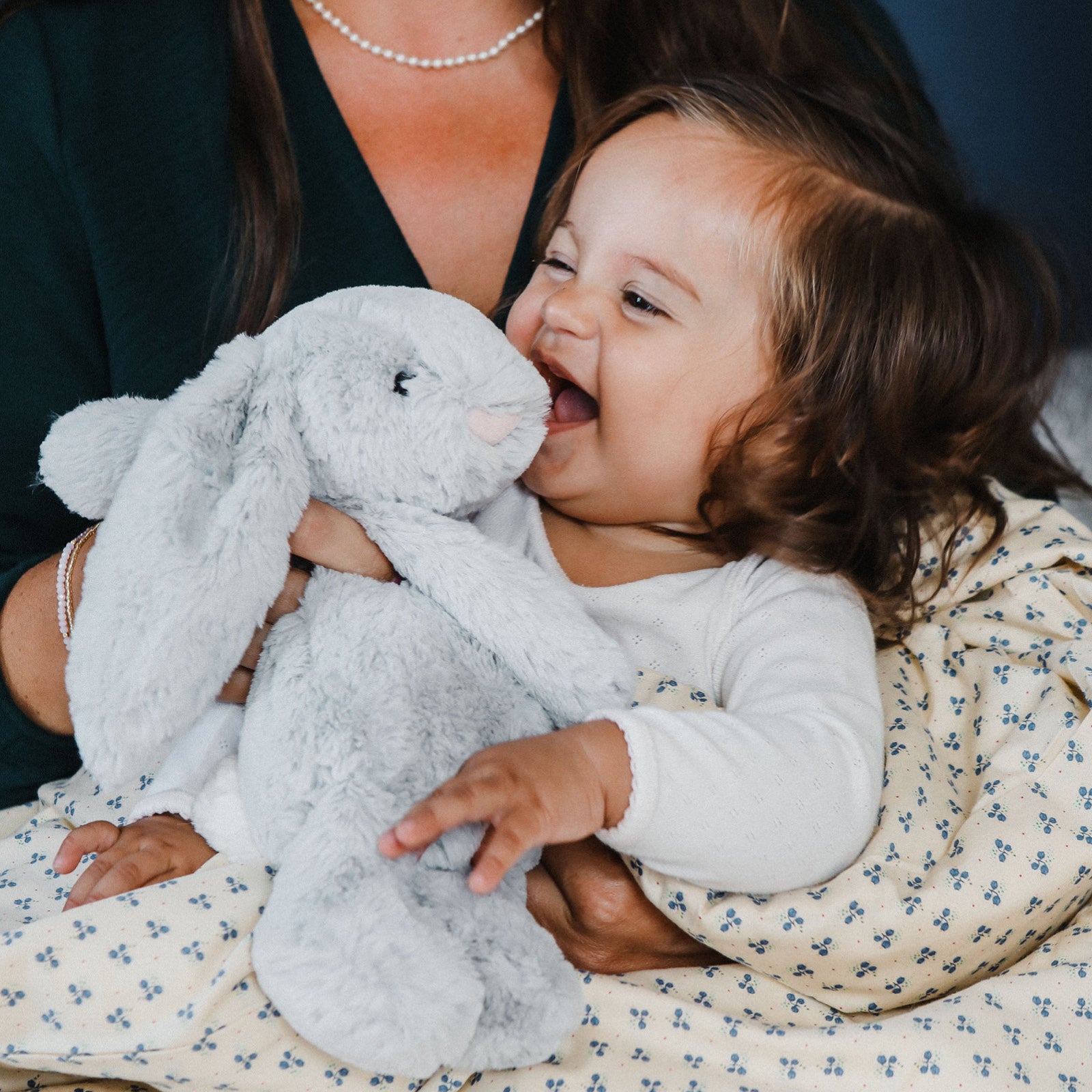 Jellycat Plush Toy, Bashful Grey Bunny - 31 cm