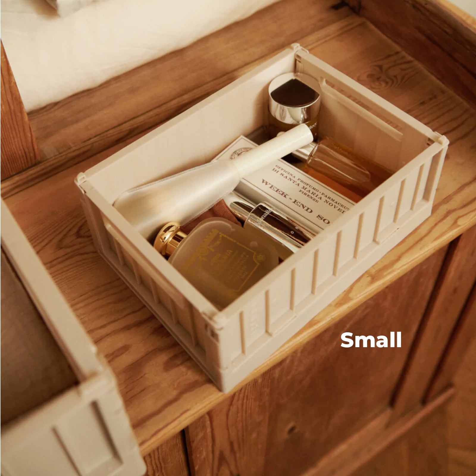 Liewood Weston Folding Crate S, 2-Pack - Sandy