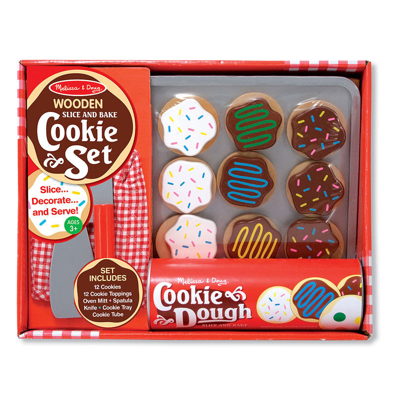 Wooden Play Cakes to Cut and Bake, Set of 12