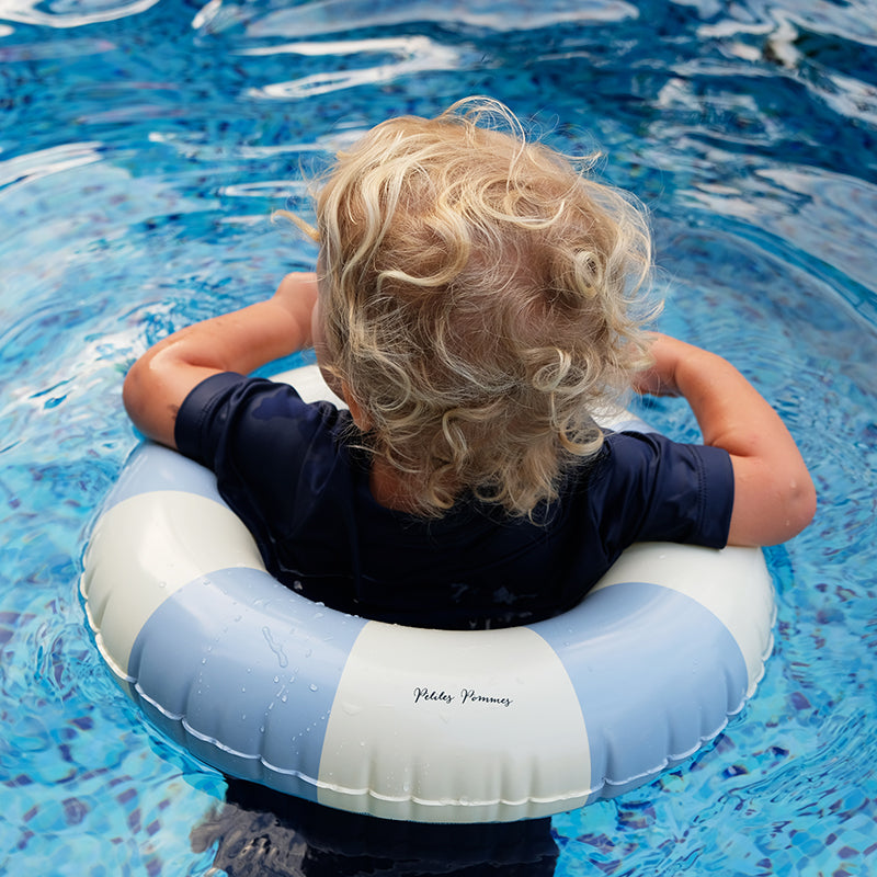 Petites Pommes, Swim Ring – Olivia Nordic Blue, Ø: 45 cm – Suitable for children aged 1-3 years